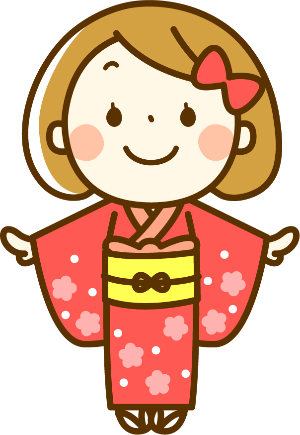 晴れ着の女性